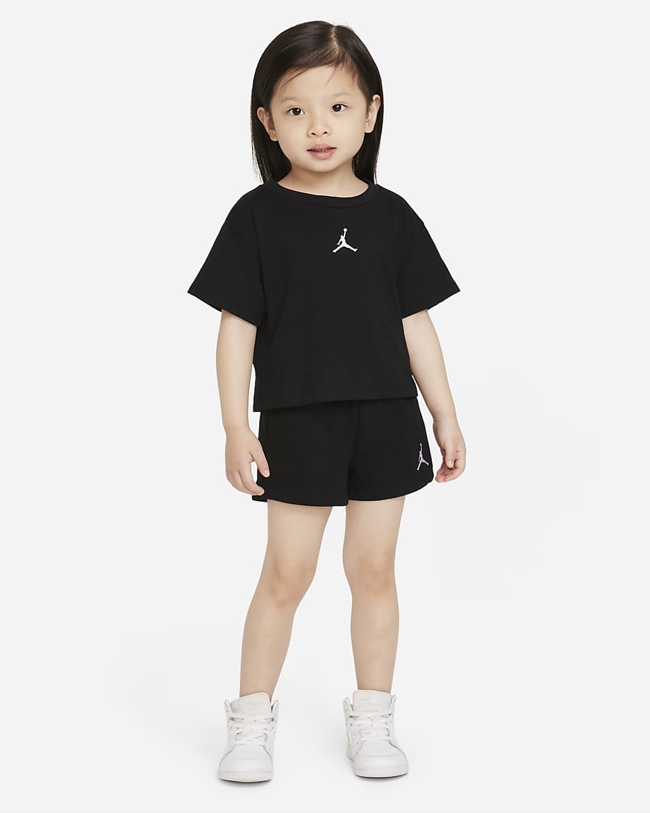 Jordan Set aus T Shirt und Shorts fur Babys 12 24 M Nike DE